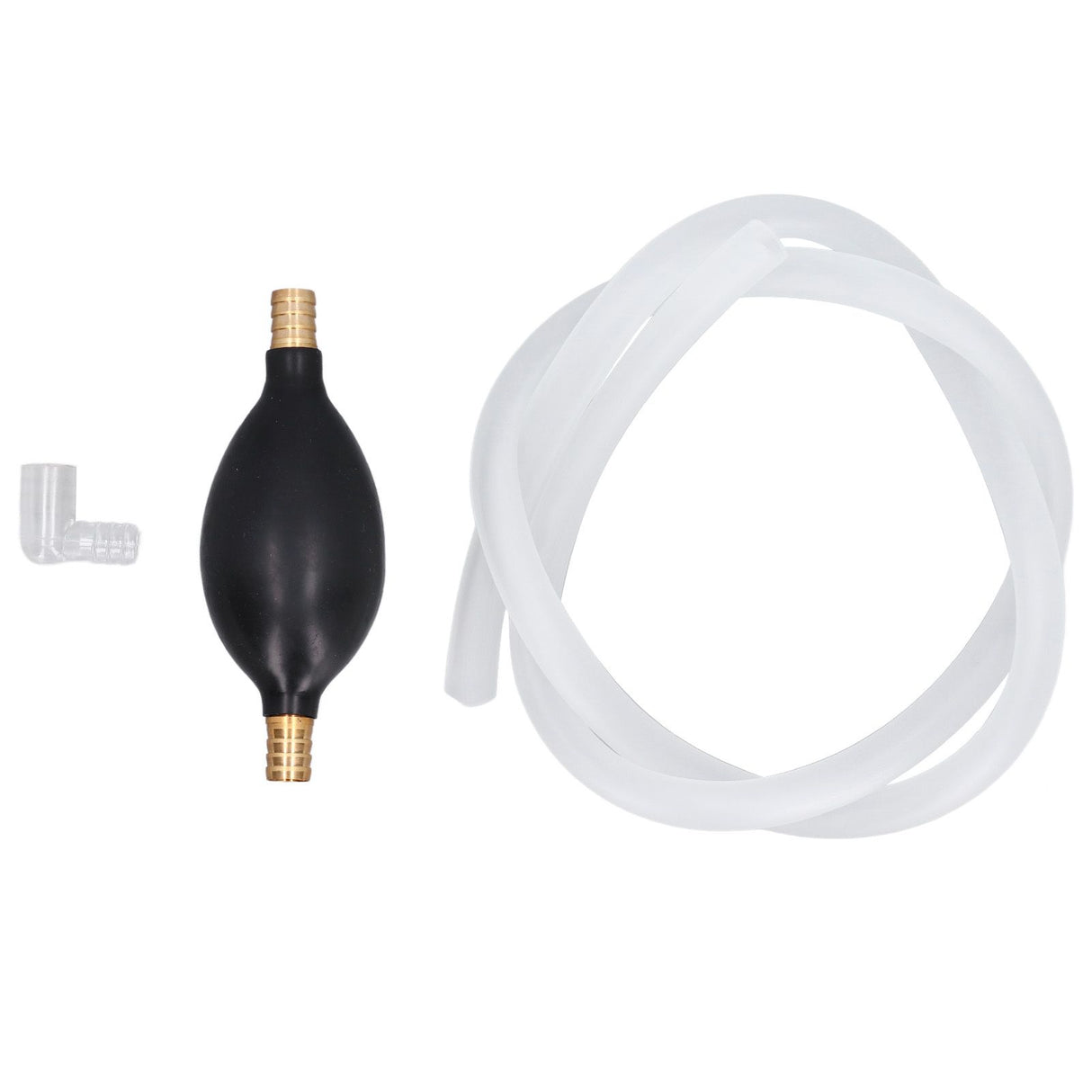 Tea Tray Drain Hand Suction Ball Pump Pipe Kit Copper Head Leakproof for 1.2cm Diameter Hose
