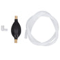 Tea Tray Drain Hand Suction Ball Pump Pipe Kit Copper Head Leakproof for 1.2cm Diameter Hose