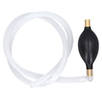 Tea Tray Drain Hand Suction Ball Pump Pipe Kit Copper Head Leakproof for 1.2cm Diameter Hose