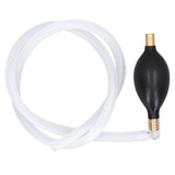 Tea Tray Drain Hand Suction Ball Pump Pipe Kit Copper Head Leakproof for 1.2cm Diameter Hose - Top-Down View