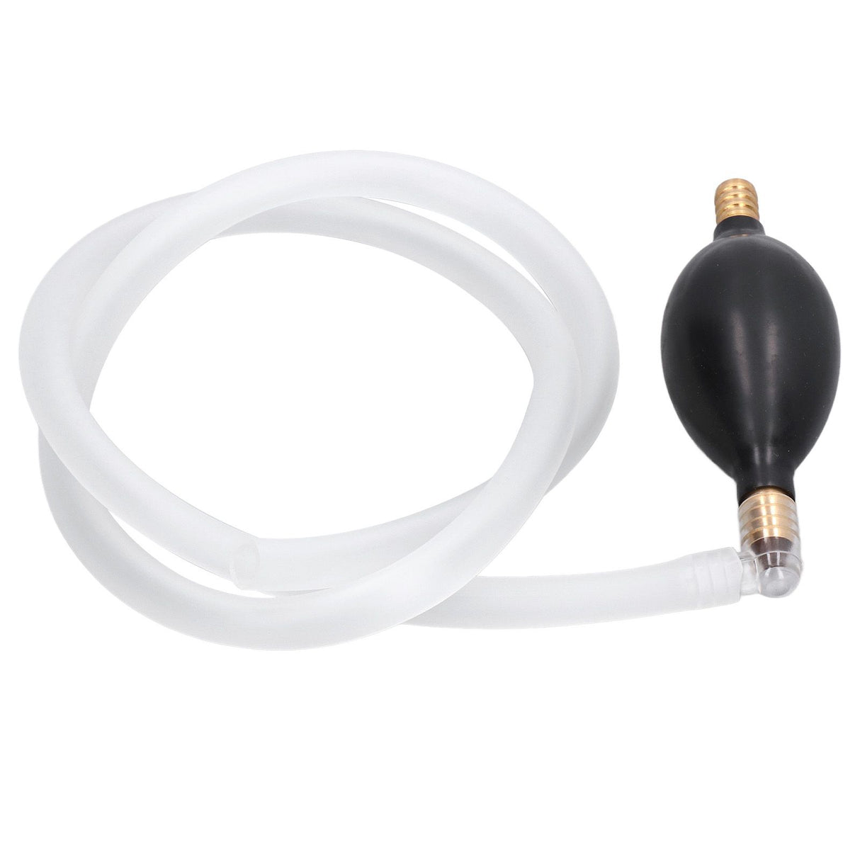 Tea Tray Drain Hand Suction Ball Pump Pipe Kit Copper Head Leakproof for 1.2cm Diameter Hose