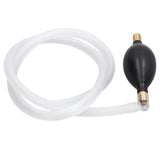 Tea Tray Drain Hand Suction Ball Pump Pipe Kit Copper Head Leakproof for 1.2cm Diameter Hose
