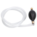 Tea Tray Drain Hand Suction Ball Pump Pipe Kit Copper Head Leakproof for 1.2cm Diameter Hose