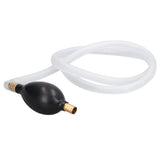Tea Tray Drain Hand Suction Ball Pump Pipe Kit Copper Head Leakproof for 1.2cm Diameter Hose - Extra Image