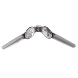 Nut Cracker Multifunction Stainless Steel High Hardness Cross Serrated Design Safe Effort Saving Lever Chestnut Cutter