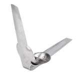 Nut Cracker Multifunction Stainless Steel High Hardness Cross Serrated Design Safe Effort Saving Lever Chestnut Cutter
