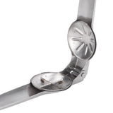 Nut Cracker Multifunction Stainless Steel High Hardness Cross Serrated Design Safe Effort Saving Lever Chestnut Cutter - Extra Image