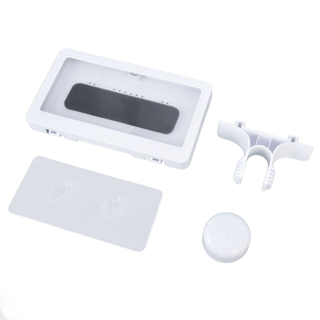 Bathroom Mobile Phone Shell Waterproof Anti Fog Touchable Screen Shower Phone Holder for KitchenWhite