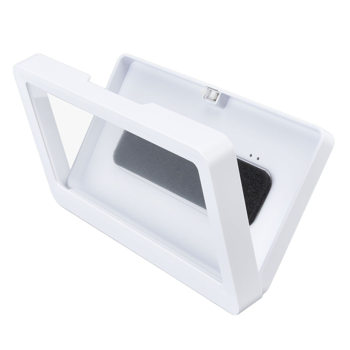 Bathroom Mobile Phone Shell Waterproof Anti Fog Touchable Screen Shower Phone Holder for KitchenWhite