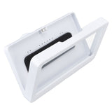 Bathroom Mobile Phone Shell Waterproof Anti Fog Touchable Screen Shower Phone Holder for KitchenWhite - Rear View