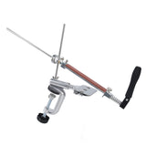 Knife Sharpener Kit Stainless Steel Knife Grinding Machine Sharpening Stone System for Household - Rear View