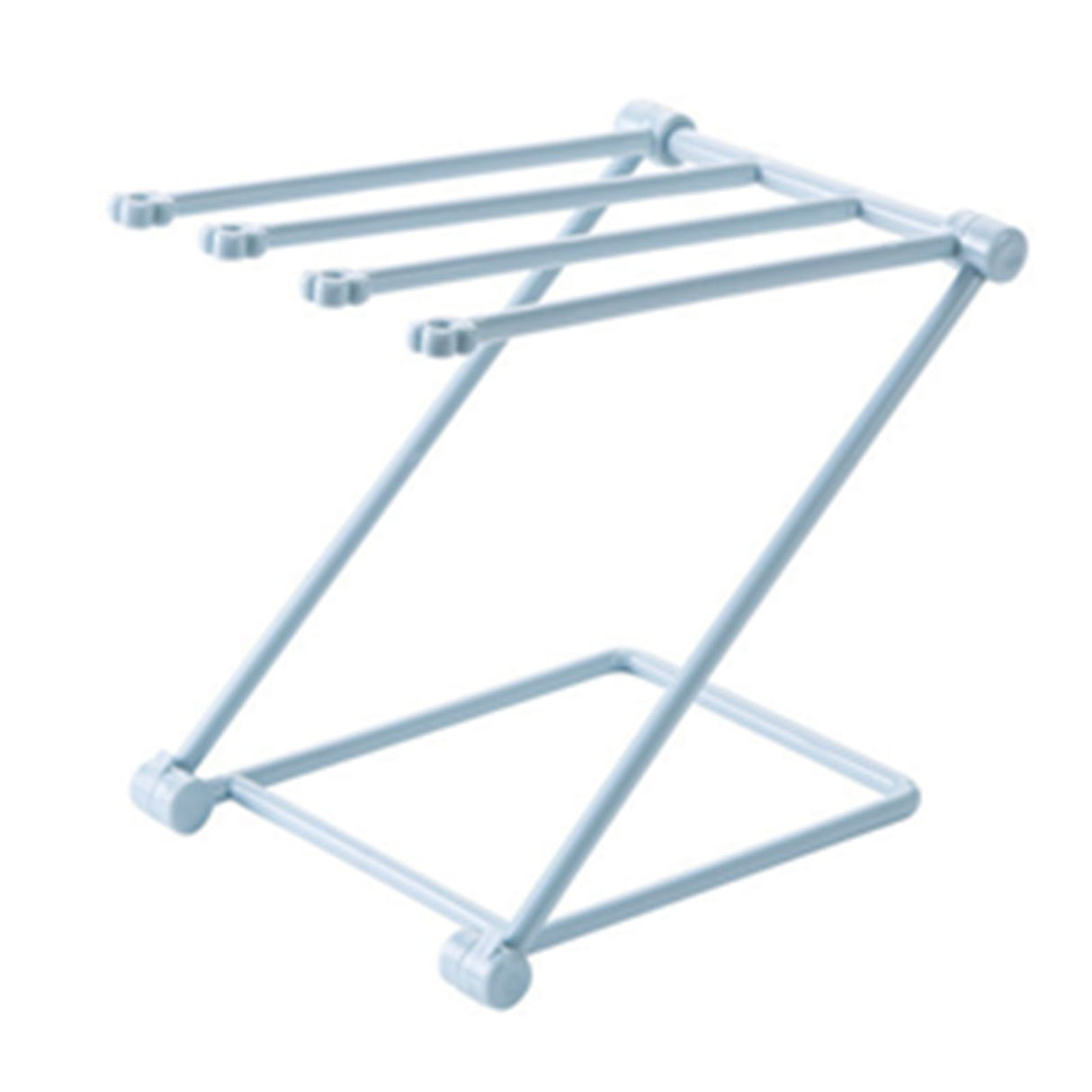 Washcloth Holder Foldable Hand Towel Holder Vertical Dish Cloth Storage Rack for KitchenGray