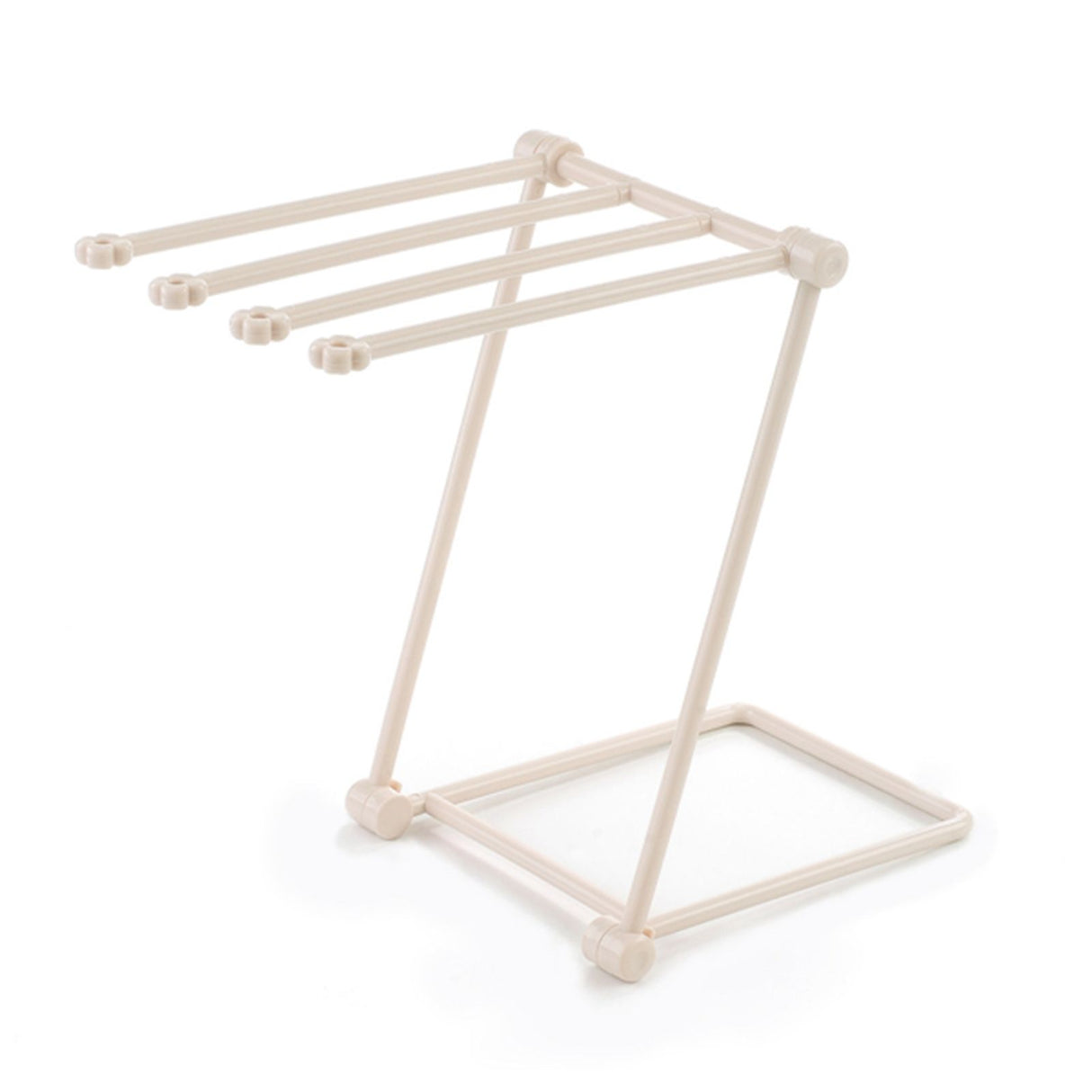 Washcloth Holder Foldable Hand Towel Holder Vertical Dish Cloth Storage Rack for KitchenGray