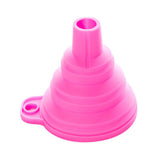 Kitchen Silicone Funnel Food Grade Silicone Foldable Funnel for Water Bottle Liquid TransferRandom Color - Front View