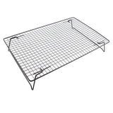 Cooling Rack Iron Bread Cookie Cake Cooling Net Oven Accessories for Dessert Coffee Shop Bakery Black
