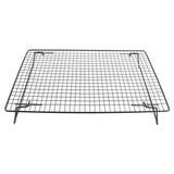 Cooling Rack Iron Bread Cookie Cake Cooling Net Oven Accessories for Dessert Coffee Shop Bakery Black