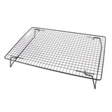 Cooling Rack Iron Bread Cookie Cake Cooling Net Oven Accessories for Dessert Coffee Shop Bakery Black