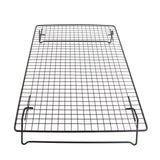 Cooling Rack Iron Bread Cookie Cake Cooling Net Oven Accessories for Dessert Coffee Shop Bakery Black