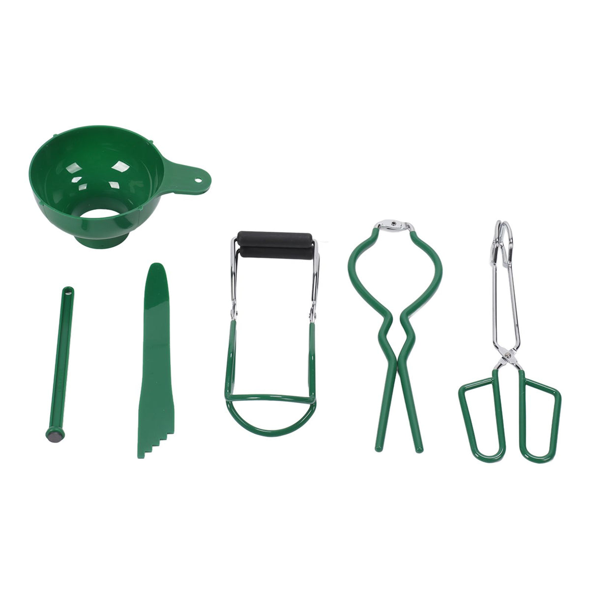 6 Pcs Canning Kit Canning Funnel Tong Bubble Popper Jar Wrench Lifter Magnetic Lid Lifter Jam Making Set