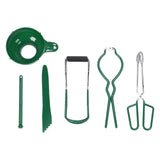 6 Pcs Canning Kit Canning Funnel Tong Bubble Popper Jar Wrench Lifter Magnetic Lid Lifter Jam Making Set