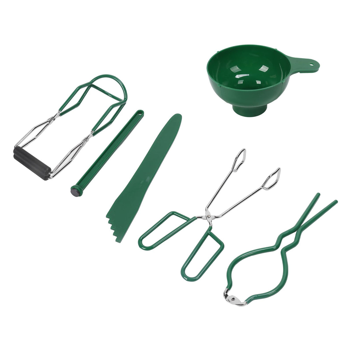 6 Pcs Canning Kit Canning Funnel Tong Bubble Popper Jar Wrench Lifter Magnetic Lid Lifter Jam Making Set