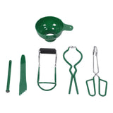 6 Pcs Canning Kit Canning Funnel Tong Bubble Popper Jar Wrench Lifter Magnetic Lid Lifter Jam Making Set