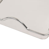 Large Rectangle Tray Stainless Steel Home Living Room Commercial Dishes Tray for Coffee Water Cups Fruit - Extra Image