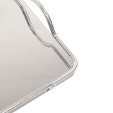 Large Rectangle Tray Stainless Steel Home Living Room Commercial Dishes Tray for Coffee Water Cups Fruit