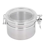 Stainless Steel Sealed Can Food Storage Container Airtight Canister for Dried Fruit Milk Powder Tea Small 900ml