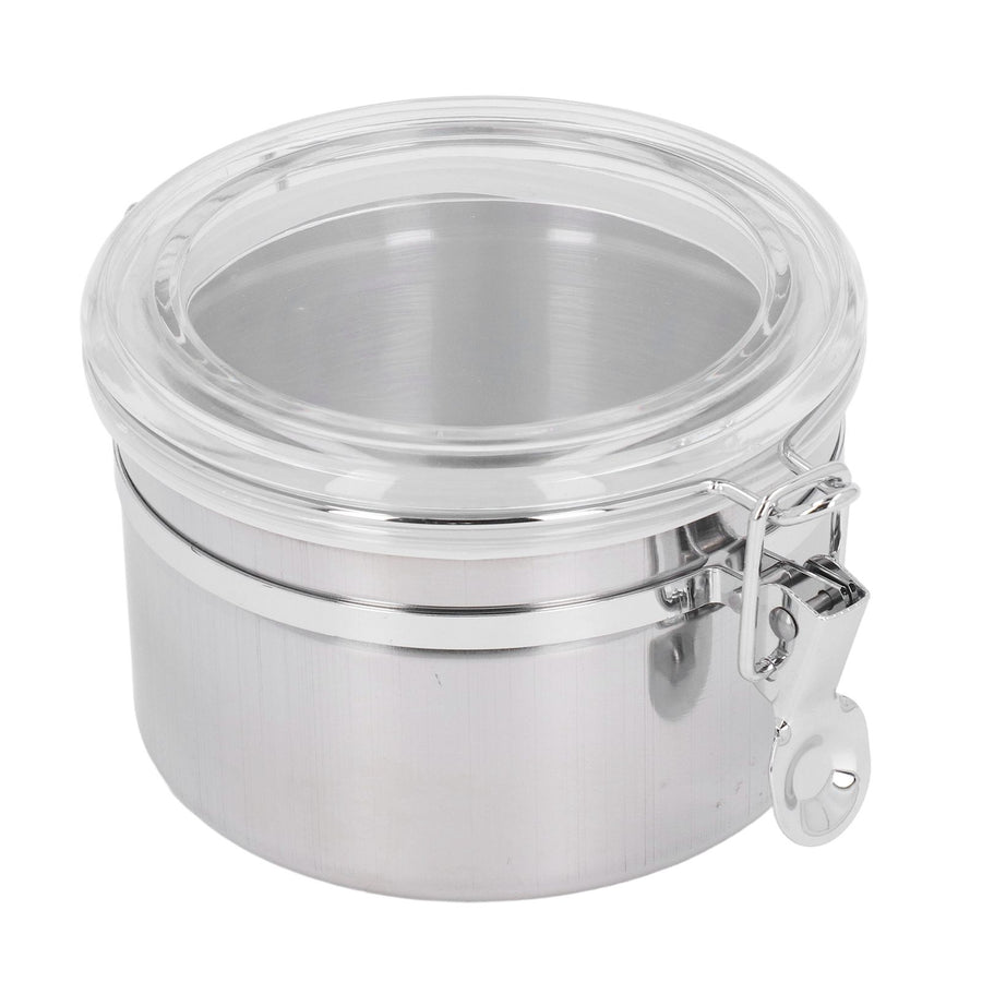 Stainless Steel Sealed Can Food Storage Container Airtight Canister for Dried Fruit Milk Powder Tea Small 900ml