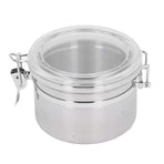 Stainless Steel Sealed Can Food Storage Container Airtight Canister for Dried Fruit Milk Powder Tea Small 900ml