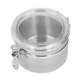 Stainless Steel Sealed Can Food Storage Container Airtight Canister for Dried Fruit Milk Powder Tea Small 900ml