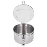 Stainless Steel Sealed Can Food Storage Container Airtight Canister for Dried Fruit Milk Powder Tea Small 900ml