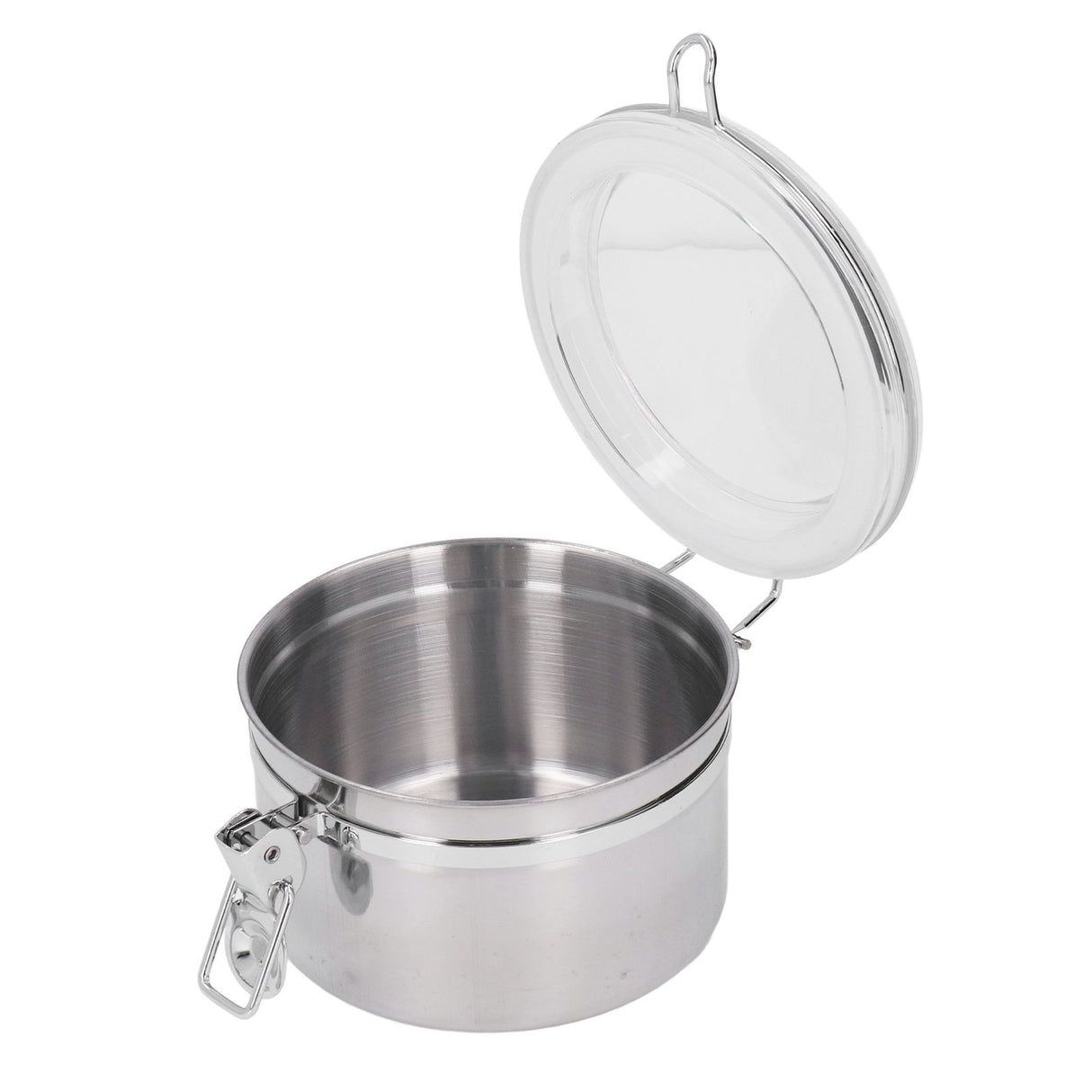 Stainless Steel Sealed Can Food Storage Container Airtight Canister for Dried Fruit Milk Powder Tea Small 900ml