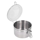 Stainless Steel Sealed Can Food Storage Container Airtight Canister for Dried Fruit Milk Powder Tea Small 900ml - Extra Image