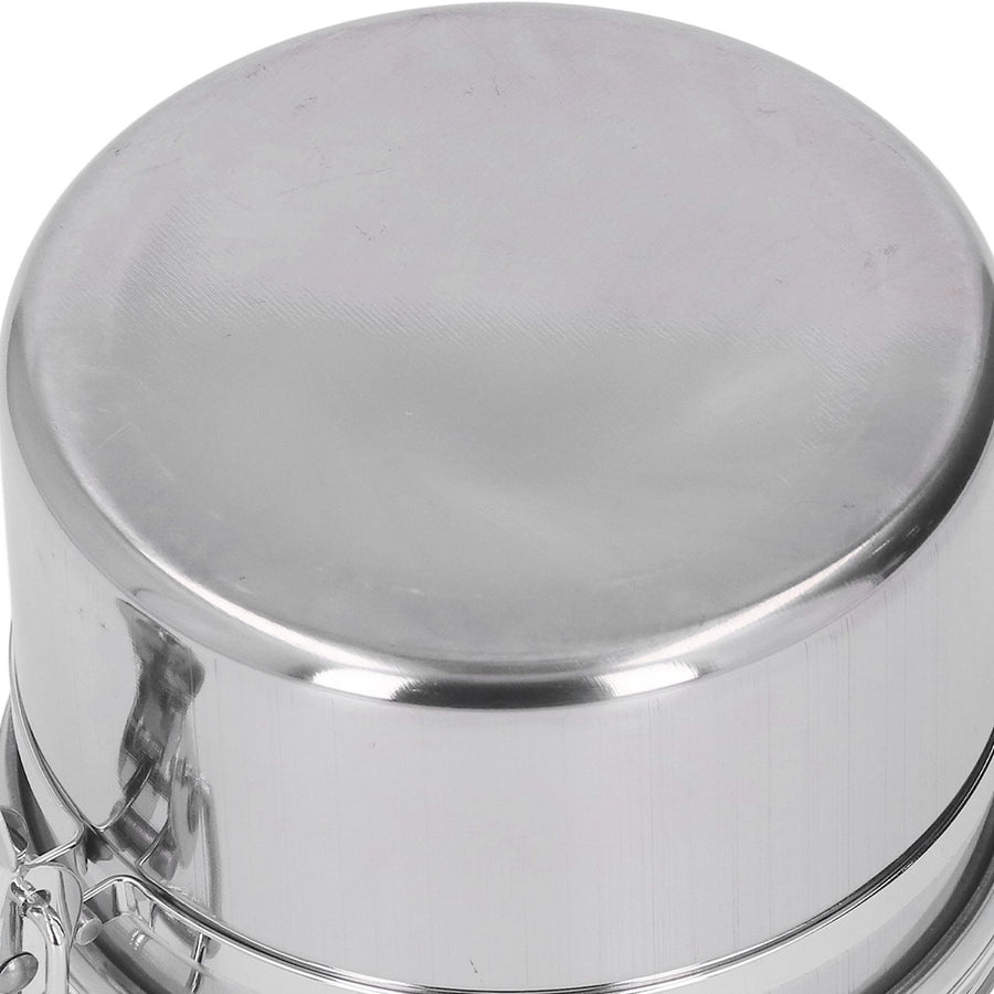 Stainless Steel Sealed Can Food Storage Container Airtight Canister for Dried Fruit Milk Powder Tea Small 900ml