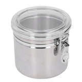 Stainless Steel Sealed Can Food Storage Container Airtight Canister for Dried Fruit Milk Powder Tea Medium 1300ml