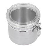 Stainless Steel Sealed Can Food Storage Container Airtight Canister for Dried Fruit Milk Powder Tea Medium 1300ml