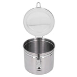 Stainless Steel Sealed Can Food Storage Container Airtight Canister for Dried Fruit Milk Powder Tea Medium 1300ml - Extra Image