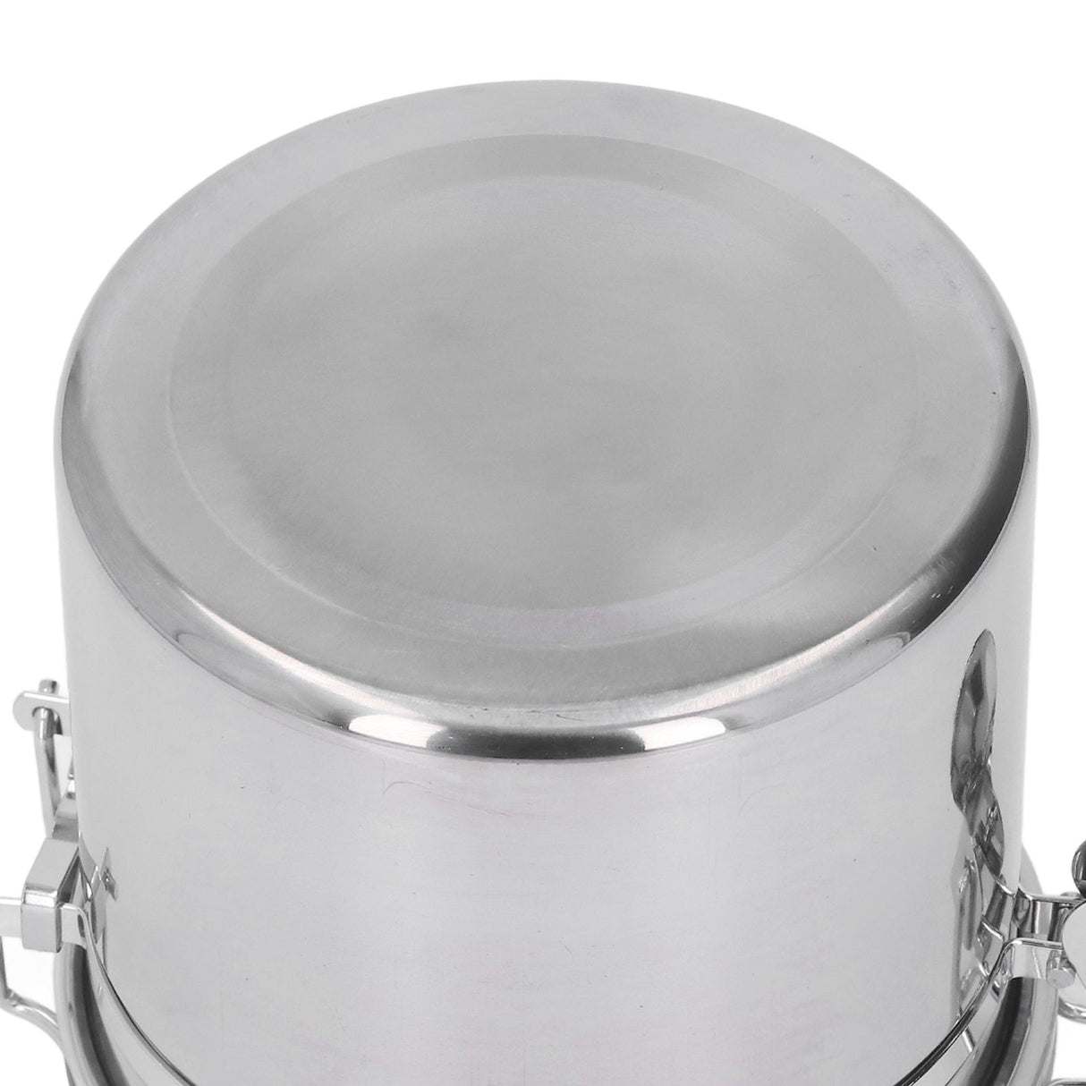 Stainless Steel Sealed Can Food Storage Container Airtight Canister for Dried Fruit Milk Powder Tea Medium 1300ml