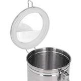 Stainless Steel Sealed Can Food Storage Container Airtight Canister for Dried Fruit Milk Powder Tea Medium 1300ml