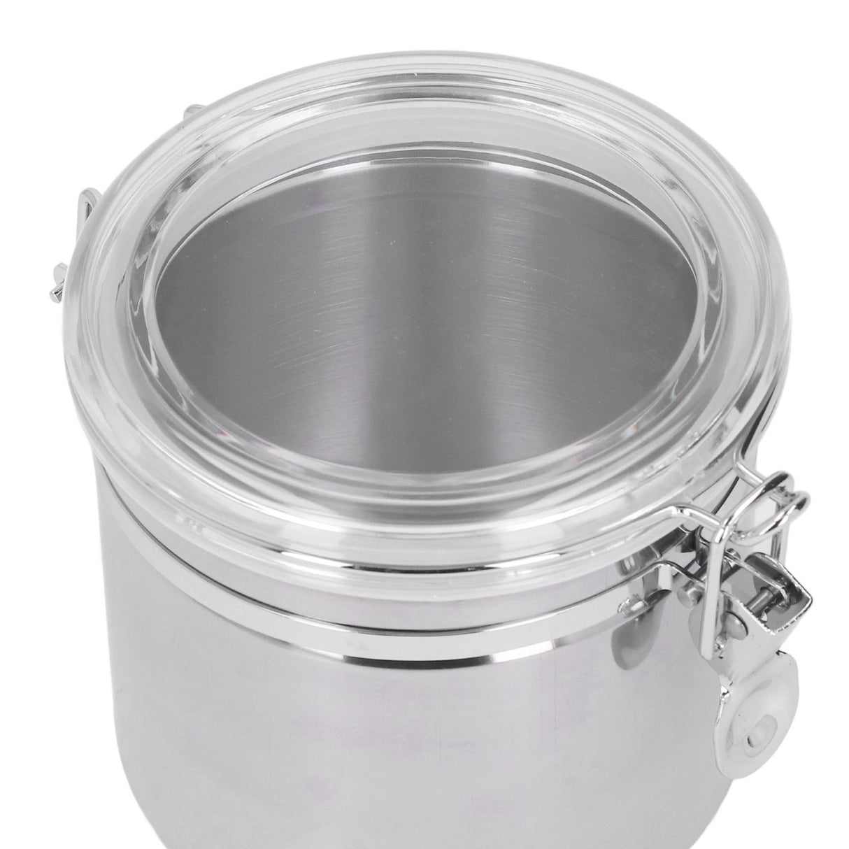 Stainless Steel Sealed Can Food Storage Container Airtight Canister for Dried Fruit Milk Powder Tea Medium 1300ml