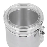 Stainless Steel Sealed Can Food Storage Container Airtight Canister for Dried Fruit Milk Powder Tea Medium 1300ml - Extra Image