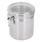 Stainless Steel Sealed Can Food Storage Container Airtight Canister for Dried Fruit Milk Powder Tea Large 1600ml - Top-Down View