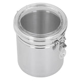 Stainless Steel Sealed Can Food Storage Container Airtight Canister for Dried Fruit Milk Powder Tea Large 1600ml