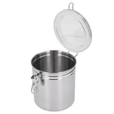 Stainless Steel Sealed Can Food Storage Container Airtight Canister for Dried Fruit Milk Powder Tea Large 1600ml