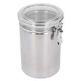 Stainless Steel Sealed Can Food Storage Container Airtight Canister for Dried Fruit Milk Powder Tea Extra Large 2100ml