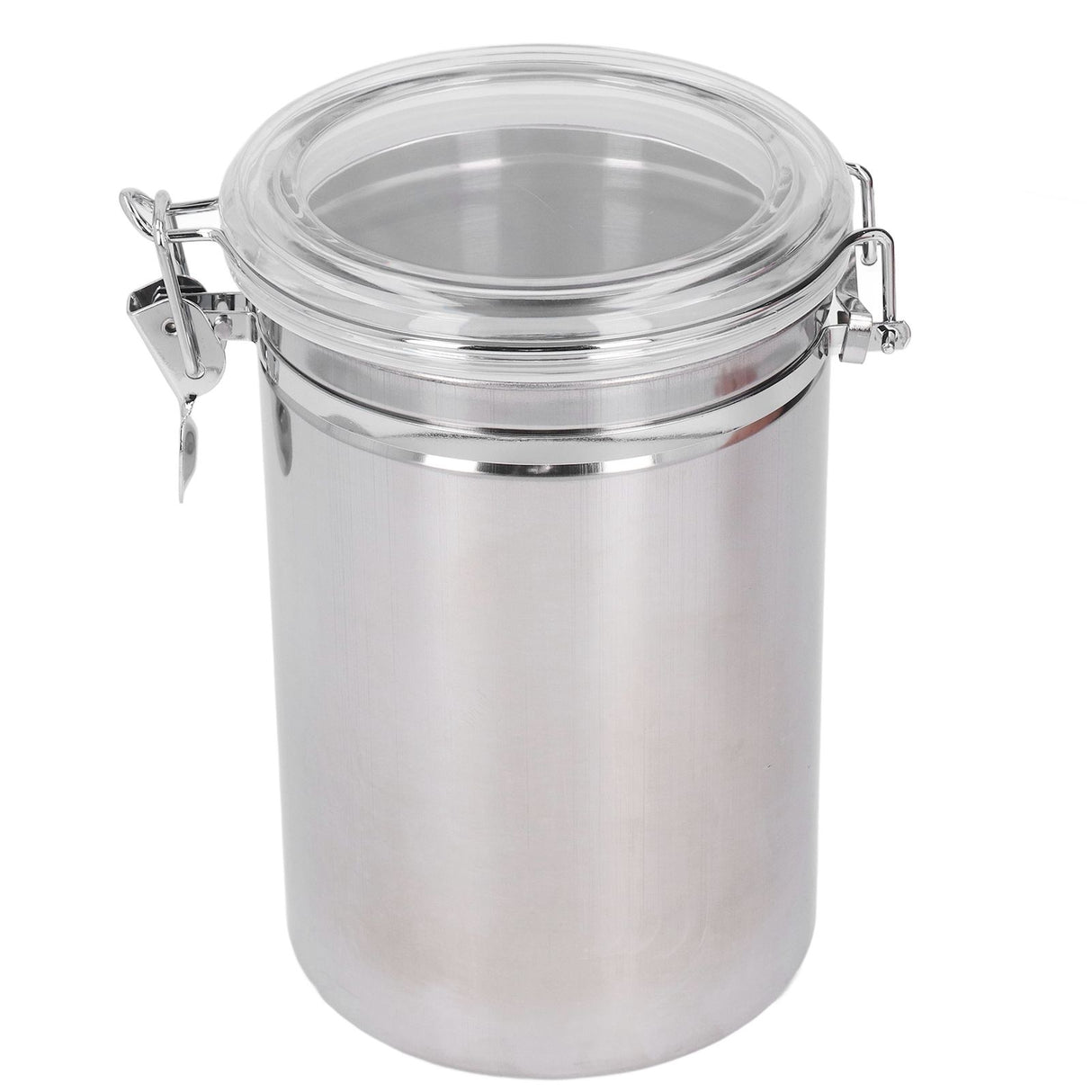 Stainless Steel Sealed Can Food Storage Container Airtight Canister for Dried Fruit Milk Powder Tea Extra Large 2100ml