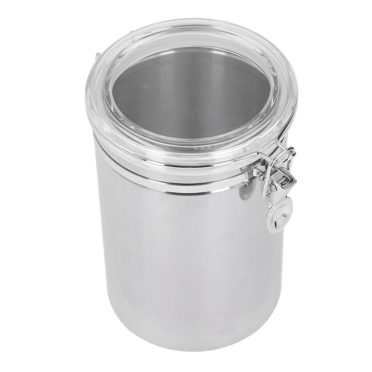 Stainless Steel Sealed Can Food Storage Container Airtight Canister for Dried Fruit Milk Powder Tea Extra Large 2100ml