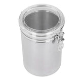 Stainless Steel Sealed Can Food Storage Container Airtight Canister for Dried Fruit Milk Powder Tea Extra Large 2100ml